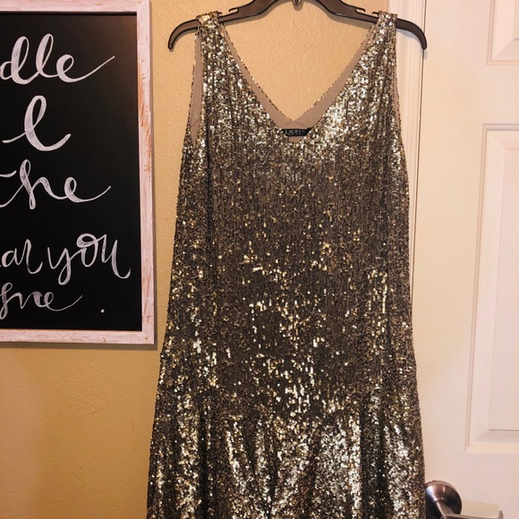 | Ralph Lauren champagne formal dress | NWT | - Picture 4 of 4